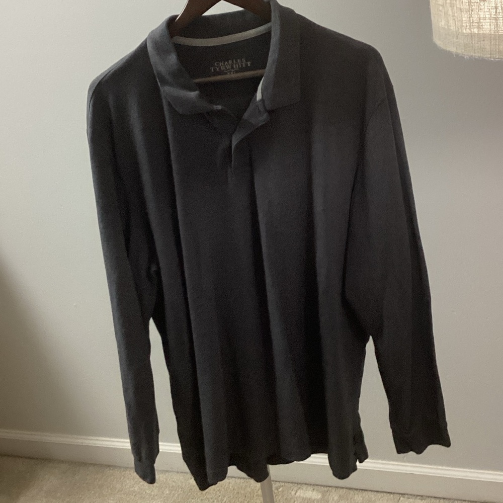 Charles Tyrwhitt Black Polo Shirt